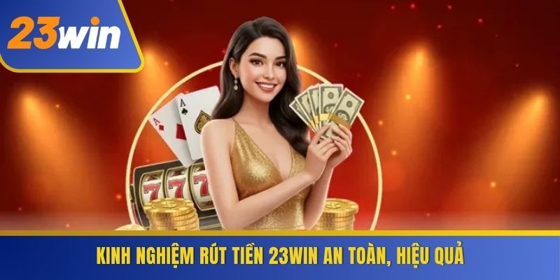 Kinh nghiệm rút tiền 23WIN an toàn, hiệu quả
