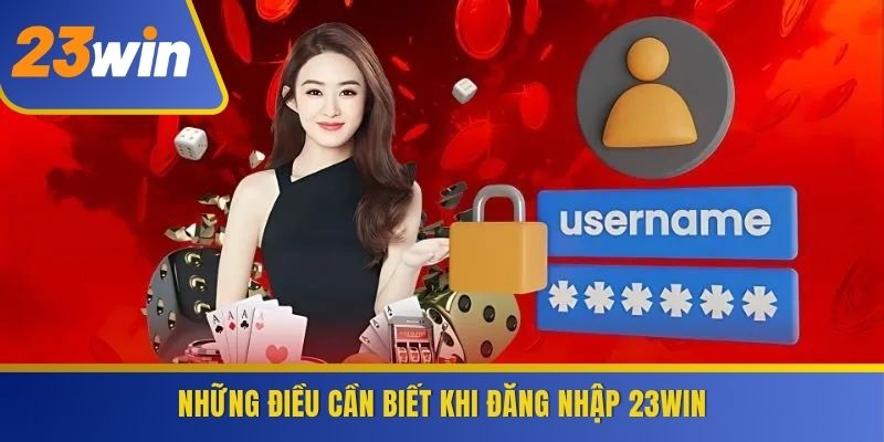 Những điều cần biết khi đăng nhập 23WIN